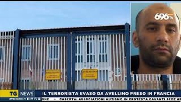 Il detenuto evaso da Avellino preso in Francia - Servizio del TG 696 TV