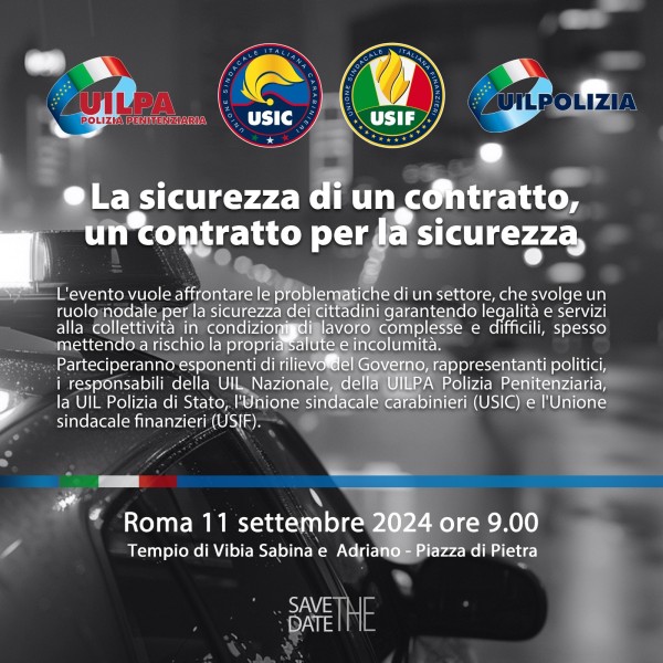 11.09.2024 - La sicurezza di un contratto, un contratto per la sicurezza - Convegno