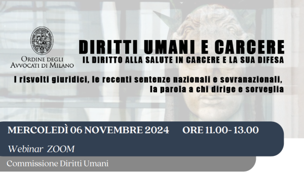 06.11.2024 - Diritti umani e Carcere - Convegno con la partecipazione della UILPA PP